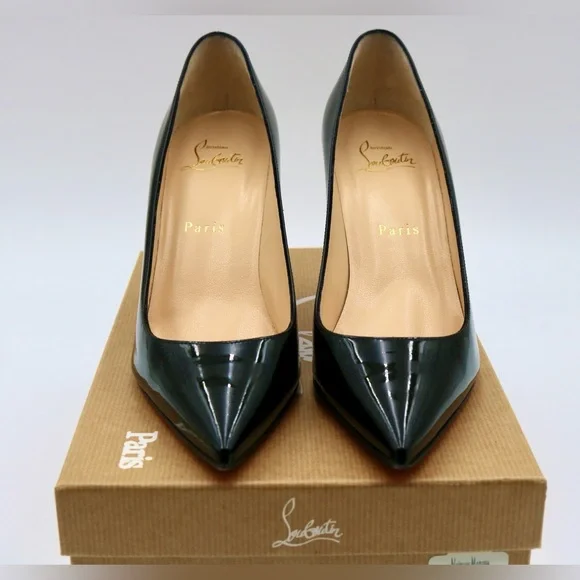 Christian Louboutin Decoltish 85 Patent Leather Heels Size 7 - Picture 4 of 11